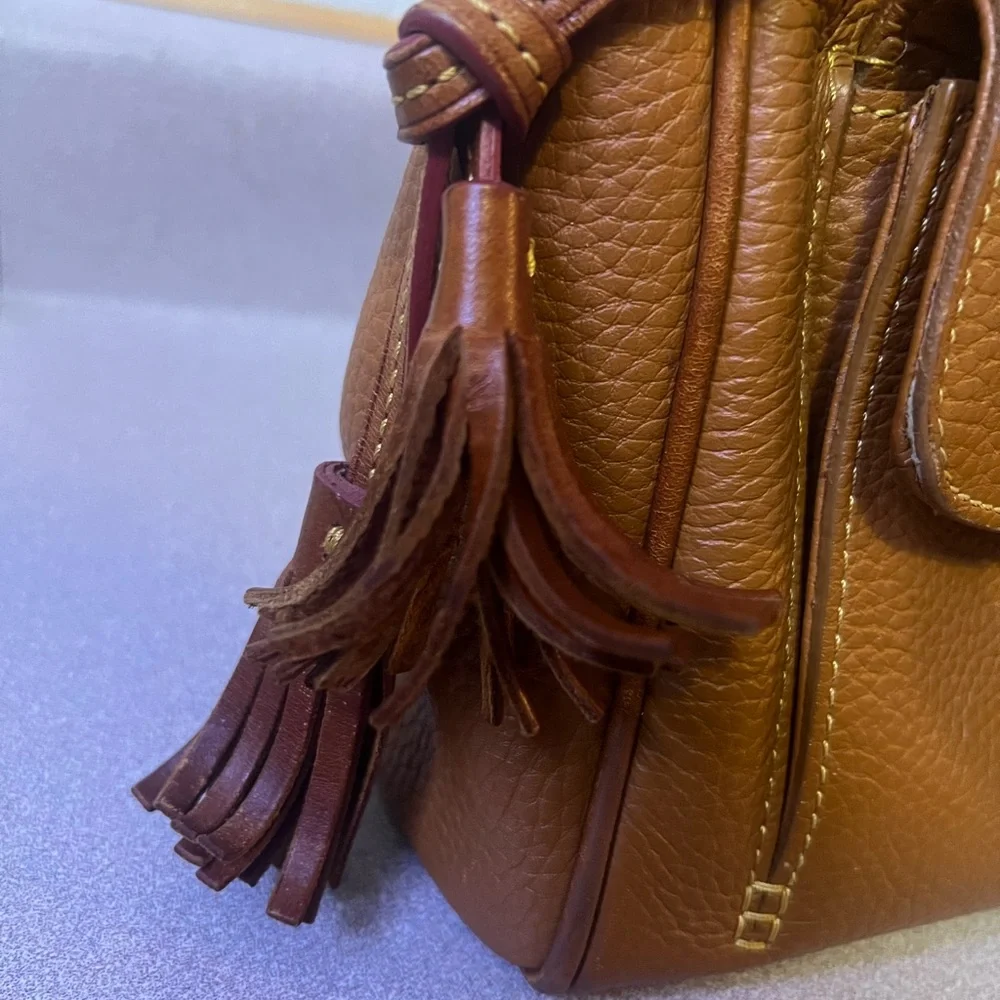 Dooney & Bourke Pebble Grain Leather Medium Pocket Satchel